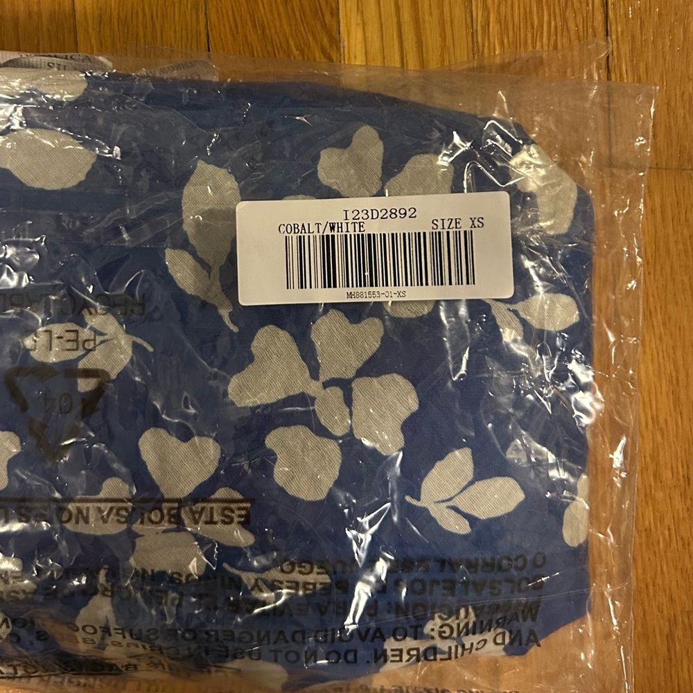 NWT! Lulus Bright Affection Cobalt Blue Floral Tie-Strap Mini Dress (Size XS) - Picture 9 of 9